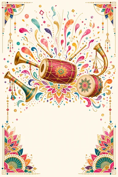 Baraat Night — Baraat invitation card design