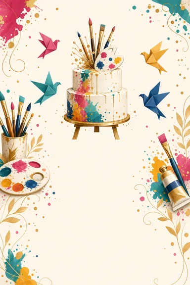 Art Party · Modern — Birthday card design