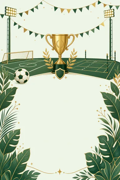 Sports Party · Modern — Birthday card design