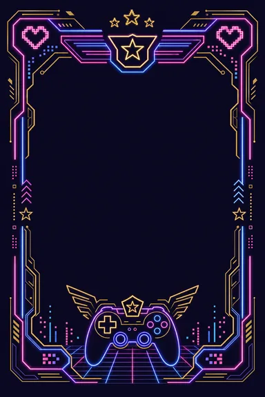 Gamer Party · Modern — Birthday card design