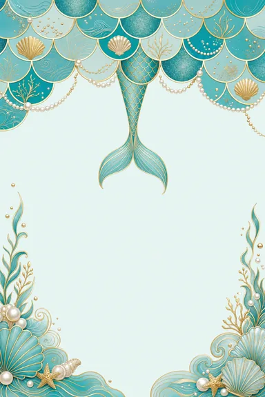 Mermaid Party · Modern — Birthday card design