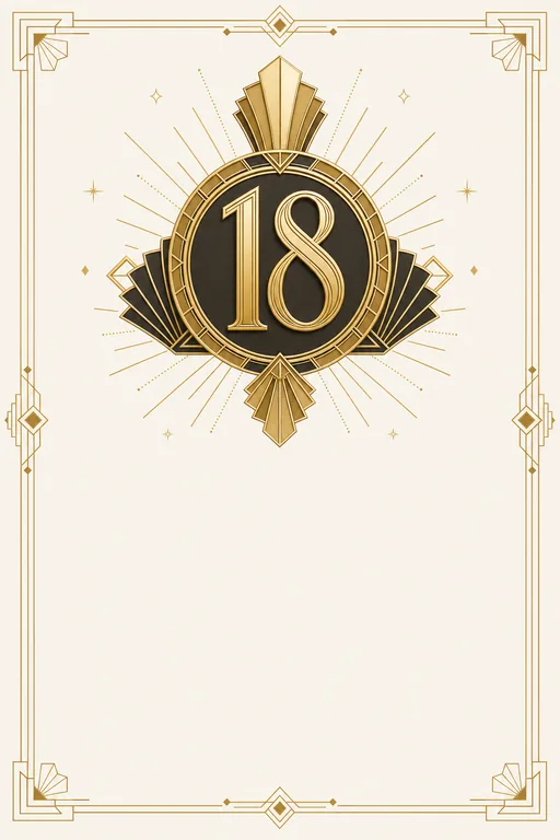 18th Birthday · Modern — Modern Birthday invitation card design from Ayozan