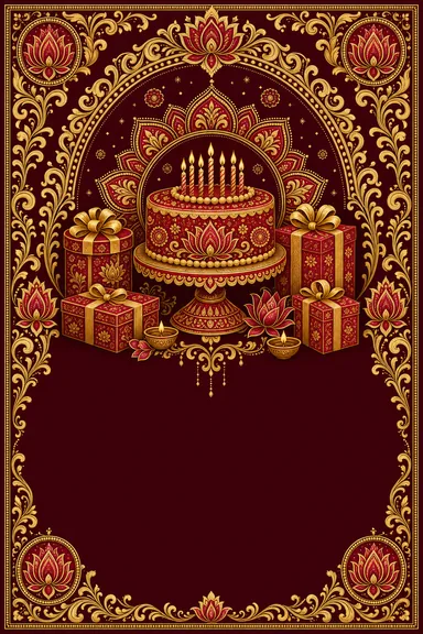 Pattachitra Birthday — Pattachitra Wedding invitation card design