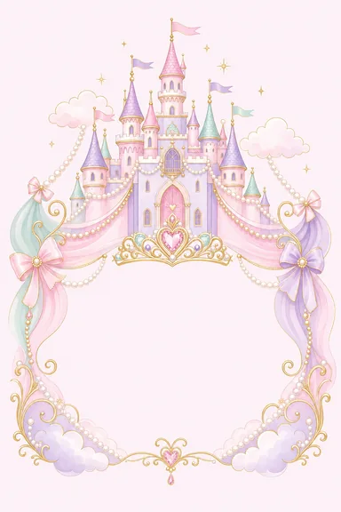 Princess Party · Modern — Birthday card design