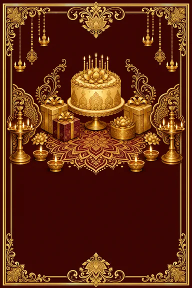 Kannada Birthday · Heritage — Birthday card design