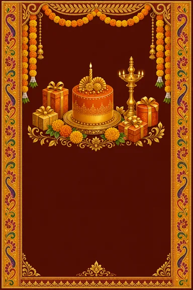 Marathi Birthday · Heritage — Birthday card design