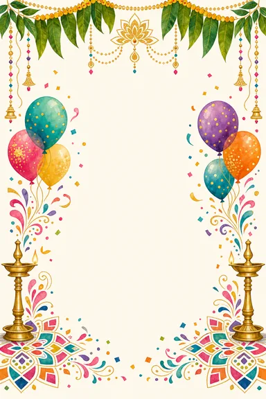 Telugu Birthday Fusion · Fusion — Birthday card design