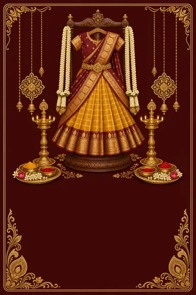 Langa Davani — Kannada invitation card design