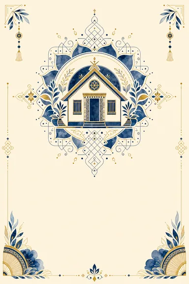 Assamese Housewarming · Fusion — Housewarming card design