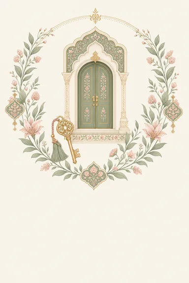 Kashmiri Housewarming · Modern — Housewarming card design