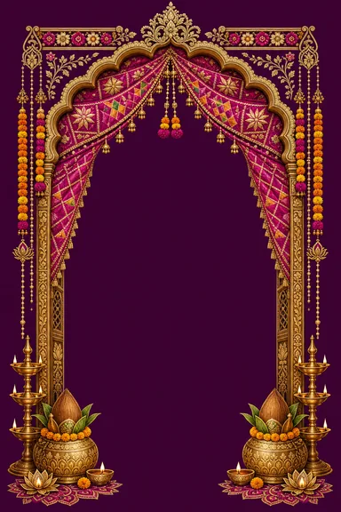Punjabi Housewarming · Heritage — Housewarming card design