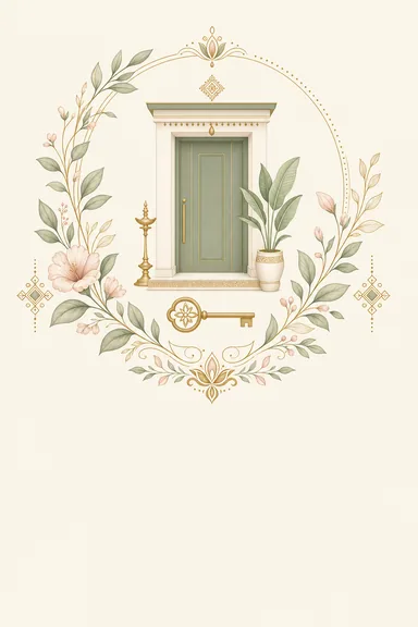 Odia Gruha Pravesha · Modern — Housewarming card design