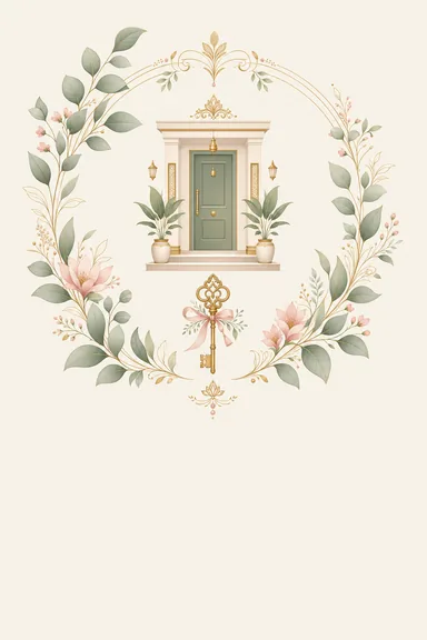 Telugu Gruhapravesham · Modern — Housewarming card design