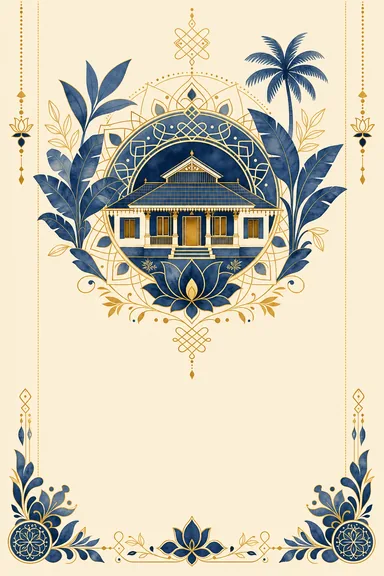 Kerala Housewarming — Housewarming invitation card design