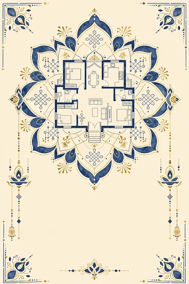 New Home Mandala · Fusion — Housewarming card design