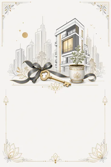 New Home · Modern — Housewarming card design