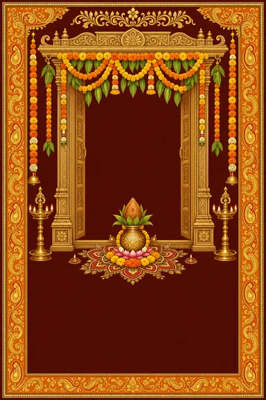 Vastu Shanti · Heritage — Housewarming card design