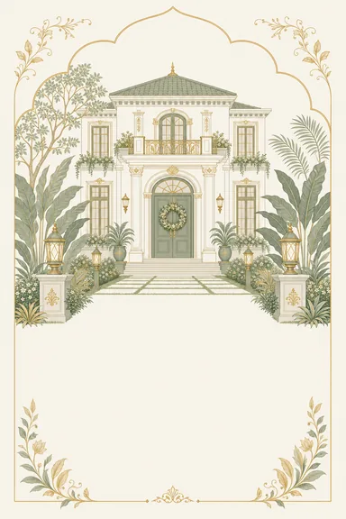 New Villa · Modern — Housewarming card design