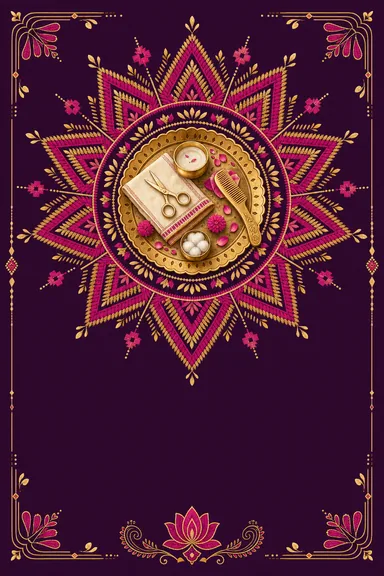 Mundan Ceremony · Fusion — Mundan Ceremony card design