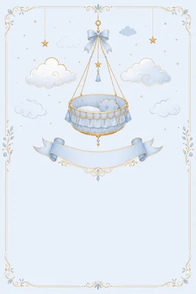 Thottil Ceremony · Modern — Naming Ceremony card design