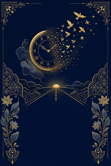 New Chapter — Retirement invitation card design