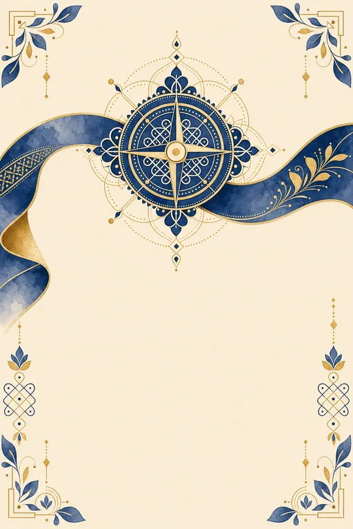 Years of Service · Fusion — Botanical Retirement invitation card design from Ayozan