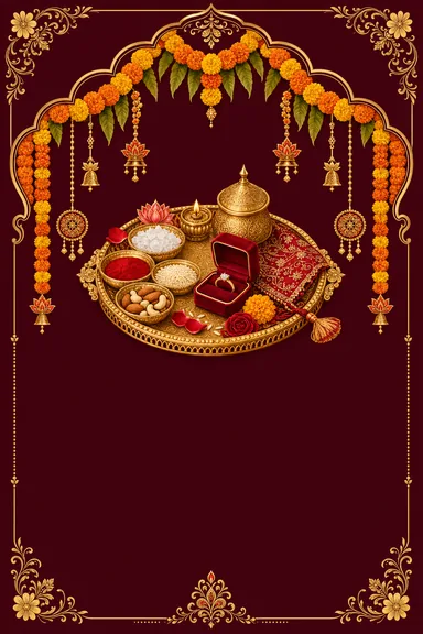 Roka Ceremony · Heritage — Roka Ceremony card design