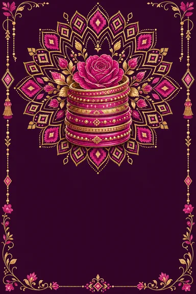 Seemantham · Fusion — Valaikaappu card design