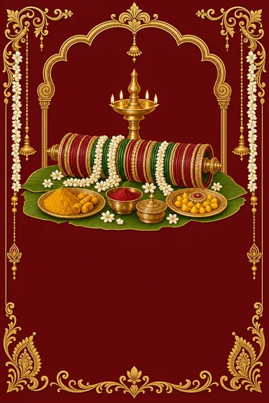Valaikaappu · Heritage — Valaikaappu card design
