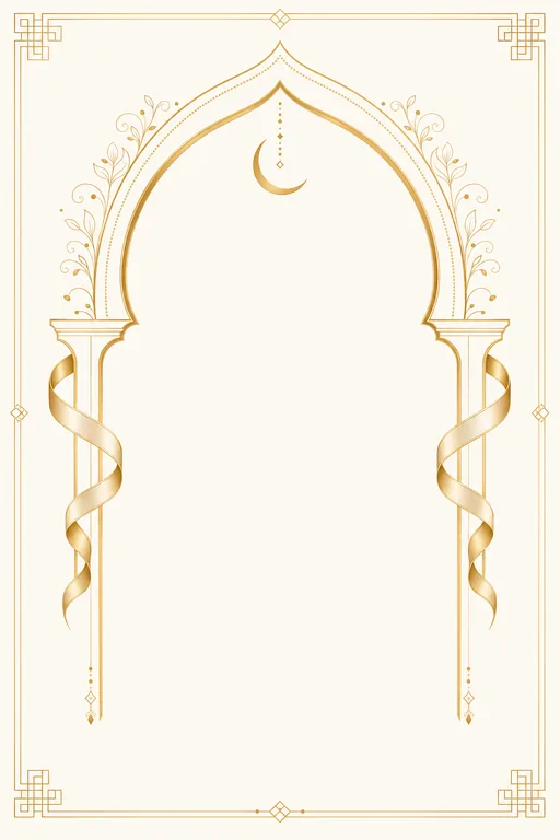 Business Inauguration · Modern — Muslim Modern Shop Inauguration invitation card design from Ayozan