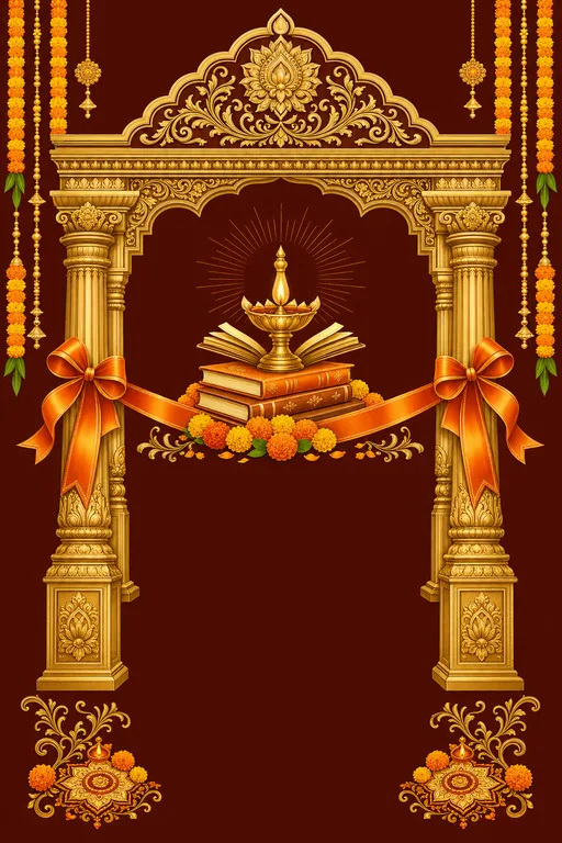 Institute Inauguration · Heritage — Traditional Shop Inauguration invitation card design from Ayozan