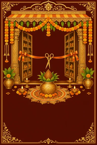 Shop Inauguration Invitation Cards — Free | Ayozan