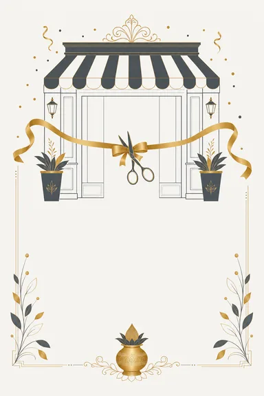 Shop Inauguration Invitation Cards — Free | Ayozan