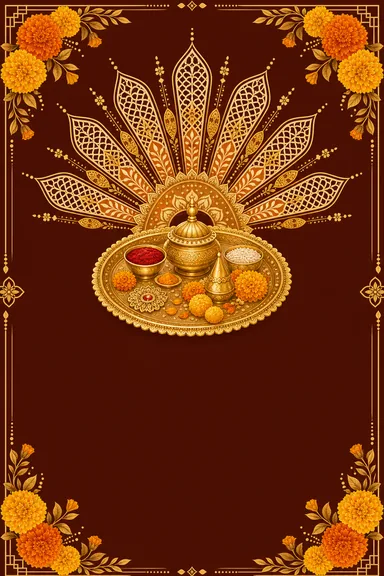 Tilakotsav · Fusion — Tilak Ceremony card design