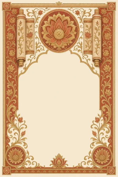 Sattriya Manuscript — Assamese Wedding invitation card design