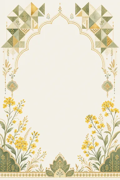 Sarson Gold — Floral Wedding invitation card design