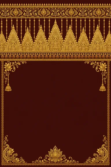 Kanchipuram Korvai — Tamil Wedding invitation card design
