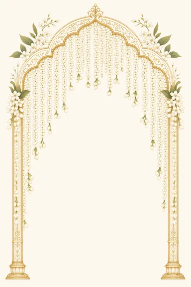 Madurai Malli — Tamil invitation card design