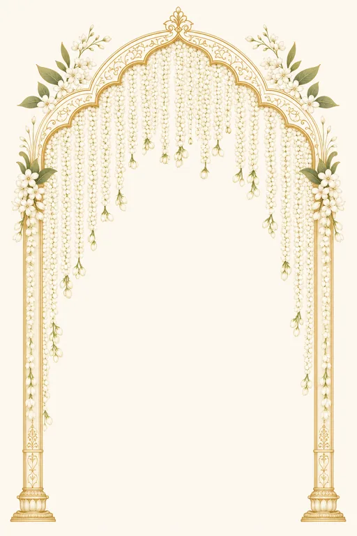 Madurai Malli · Modern — Tamil Hindu Modern Wedding invitation card design from Ayozan