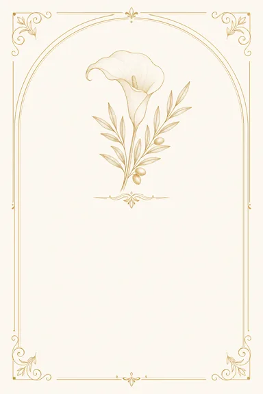 Ivory Grace — Christian Wedding invitation card design