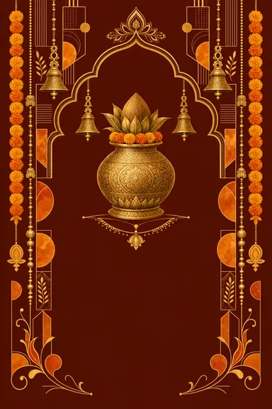 Budithi Brass — Telugu Wedding invitation card design