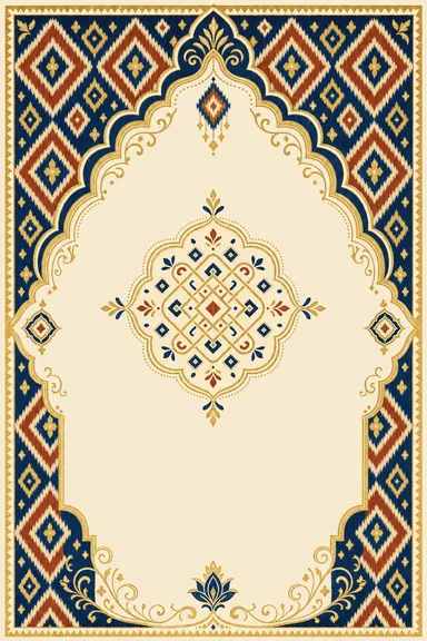 Pochampally Ikat — Telugu Wedding invitation card design