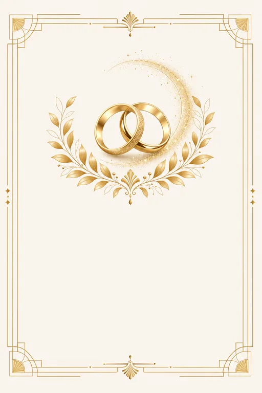 Golden Years · Modern — Modern Anniversary invitation card design from Ayozan
