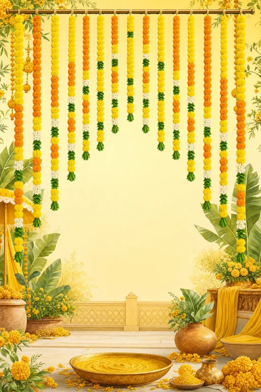Marigold Haldi — Living Invitation — invitation page