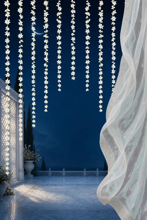 Jaali Mehtab Moonlight — Living Invitation — North Indian Muslim Traditional Wedding invitation card design from Ayozan