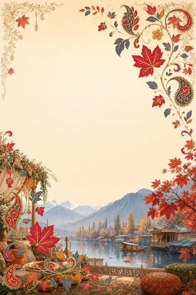 Kashmir Mehndi — Living Invitation — Mehndi card design