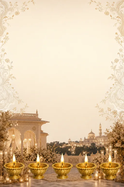 Nawabi Reception — Living Invitation — Traditional Reception invitation card design from Ayozan