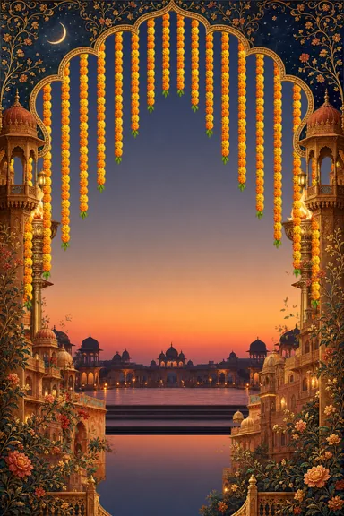 Royal Durbar Dusk — Living Invitation — Wedding card design