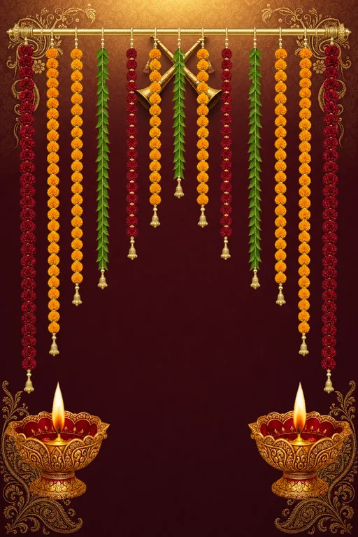 Shehnai Toran Heritage — Living Invitation — North Indian Hindu Traditional Wedding invitation card design from Ayozan
