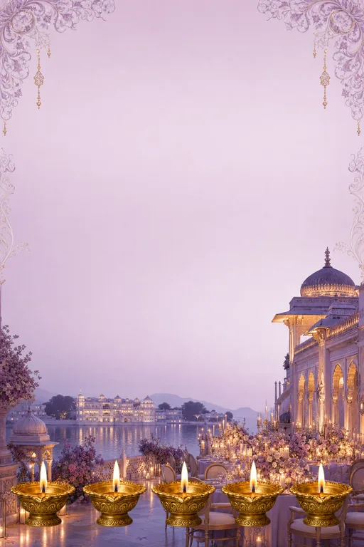 Udaipur Reception — Living Invitation — Hindu Traditional Reception invitation card design from Ayozan